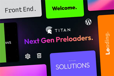 WordPress plugin CodeCanyon Titan Preloaders & Page Transitions