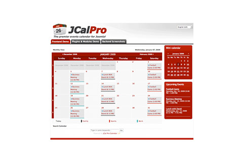 Joomla extension JCal Pro
