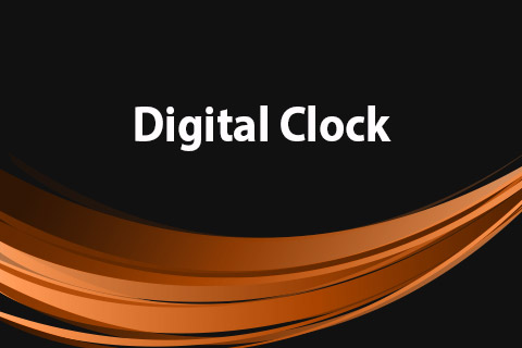 Joomla extension JoomClub Digital Clock