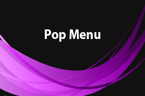 Joomla extension JoomClub Pop Menu