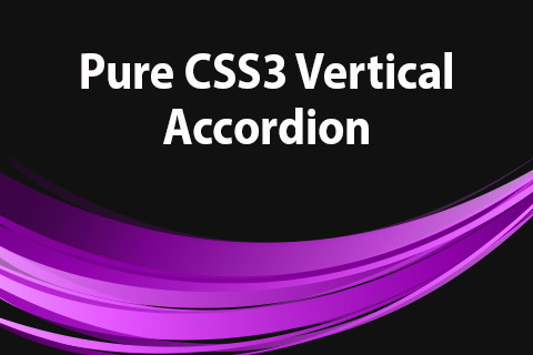 Joomla extension JoomClub Pure CSS3 Vertical Accordion
