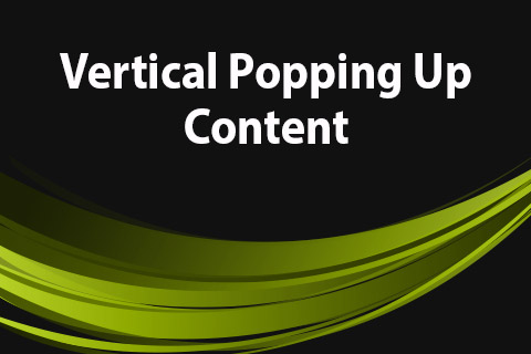 Joomla extension JoomClub Vertical Popping Up Content