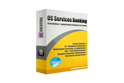 Joomla extension OS Services Booking