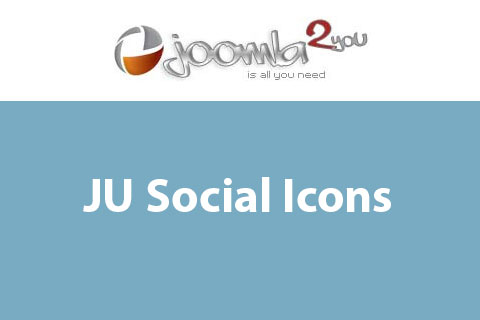 Joomla extension JU Social Icons