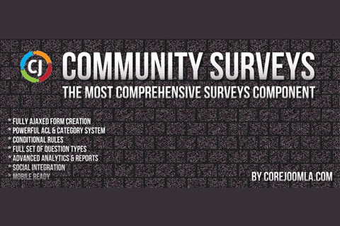 Joomla extension Community Surveys