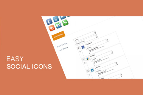 Joomla extension Easy Social Icons
