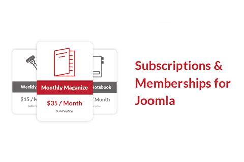 Joomla extension J2Store Subscriptions and Memberships