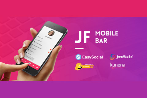 Joomla extension JF Mobile Bar