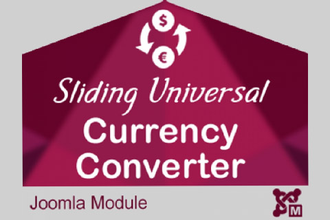 Joomla extension Sliding Universal Currency Converter