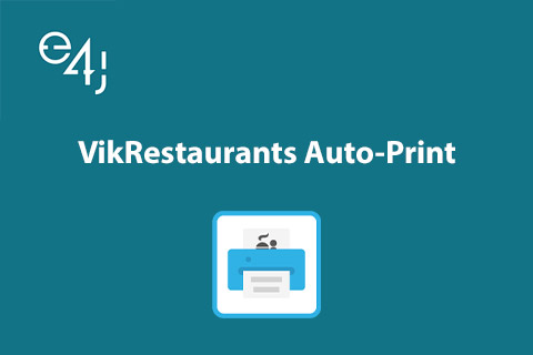 Joomla extension Vik Restaurants Auto-Print