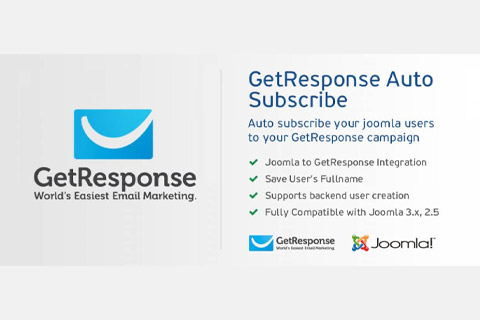 Joomla extension GetResponse Auto Subscribe