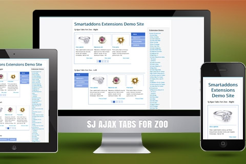 Joomla extension SJ Ajax Tabs for Zoo