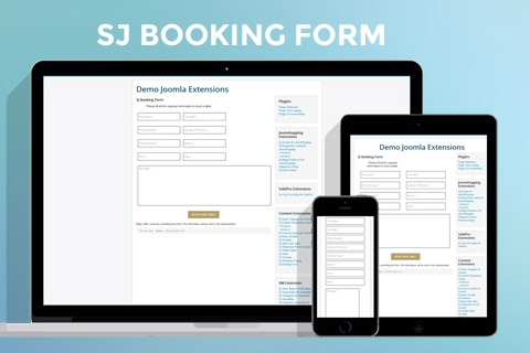 Joomla extension SJ Booking Form