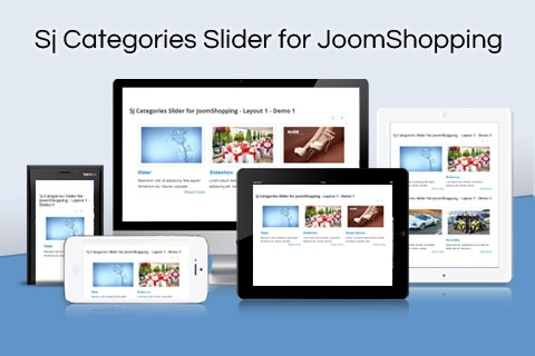Joomla extension SJ Categories Slider for JoomShopping
