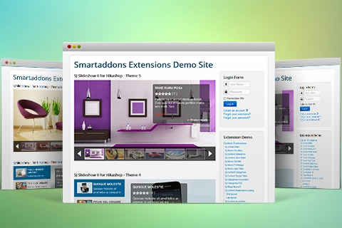 Joomla extension SJ Slideshow II for HikaShop