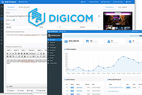 Joomla extension DigiCom