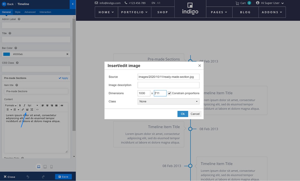 Populating Entries