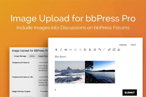 WordPress plugin AGS Image Upload for bbPress Pro