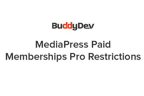 WordPress plugin MediaPress Paid Memberships Pro Restrictions