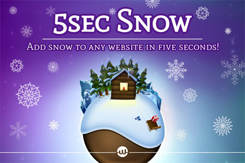 WordPress plugin CodeCanyon 5sec Snow