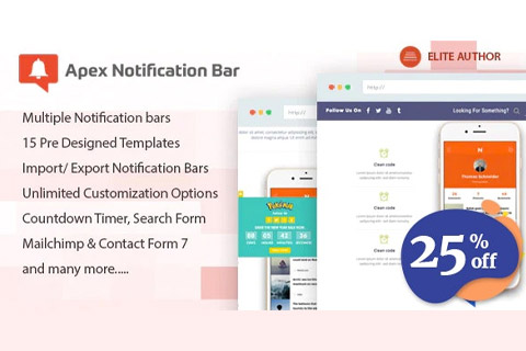 CodeCanyon Apex Notification Bar