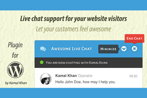 WordPress plugin CodeCanyon Awesome Live Chat