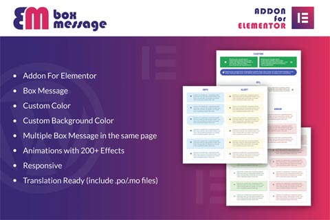 WordPress plugin CodeCanyon Box Message