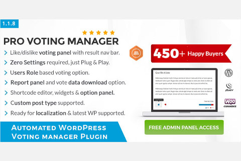 WordPress plugin CodeCanyon BWL Pro Voting Manager