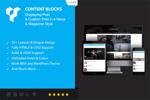 WordPress plugin CodeCanyon Content Blocks