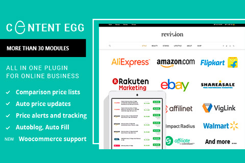 WordPress plugin CodeCanyon Content Egg