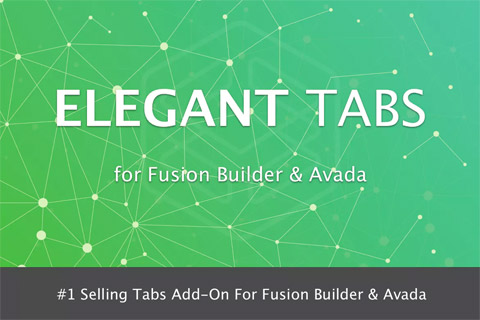 WordPress plugin CodeCanyon Elegant Tabs for Fusion Builder