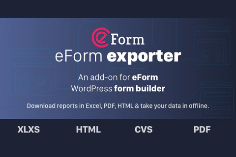 WordPress plugin CodeCanyon Exporter for eForm