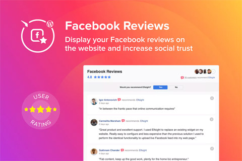 WordPress plugin CodeCanyon Facebook Reviews