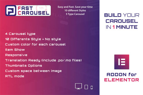 WordPress plugin CodeCanyon Fast Carousel