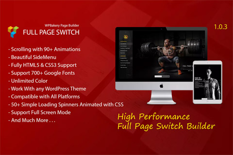 WordPress plugin CodeCanyon Full Page Switch