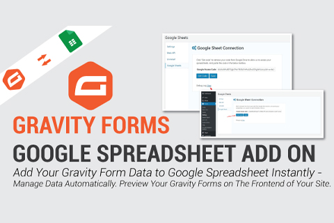 WordPress plugin CodeCanyon Google Spread Sheet In Gravity Forms