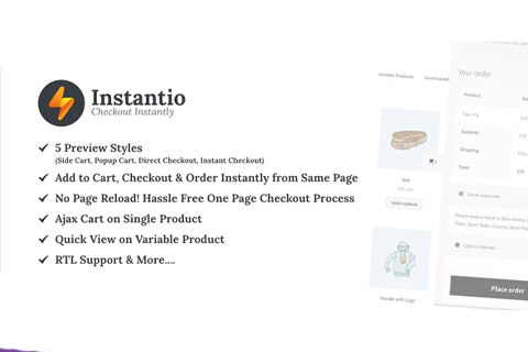 WordPress plugin CodeCanyon Instantio