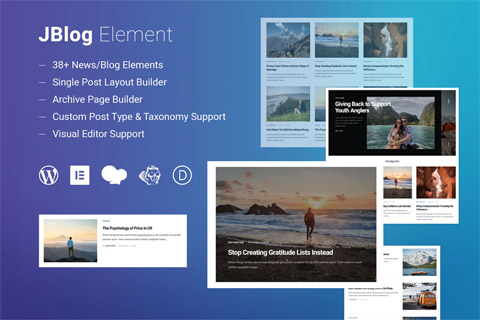 WordPress plugin CodeCanyon JBlog Elements