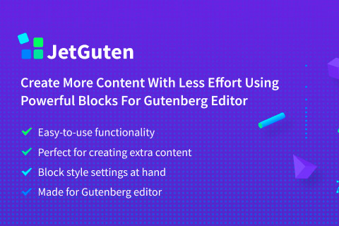 WordPress plugin CodeCanyon JetGuten