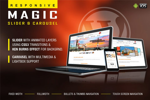 WordPress plugin CodeCanyon Magic Responsive Slider and Carousel