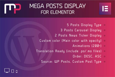 CodeCanyon Mega Posts Display for Elementor