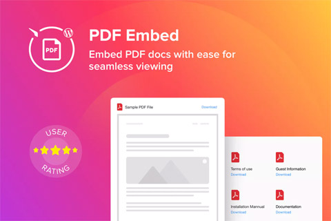 WordPress plugin CodeCanyon PDF Embed