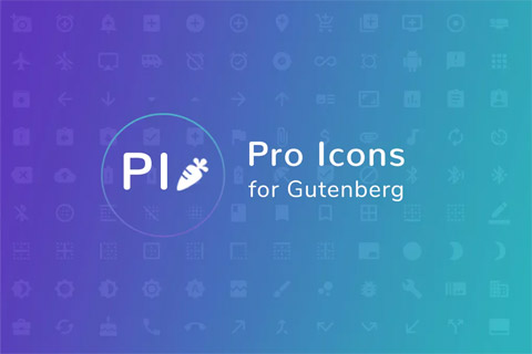 WordPress plugin CodeCanyon Pro Icons for Gutenberg