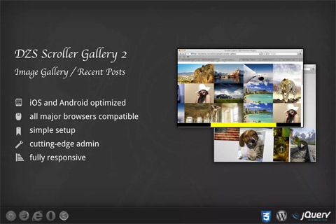 WordPress plugin CodeCanyon Scroller Gallery