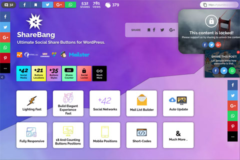 WordPress plugin CodeCanyon ShareBang