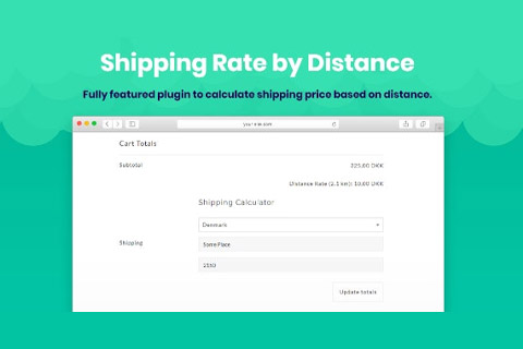 WordPress plugin CodeCanyon Shipping Rate by Distance