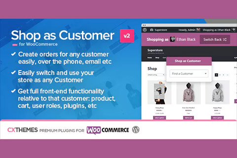 WordPress plugin CodeCanyon Shop as Customer