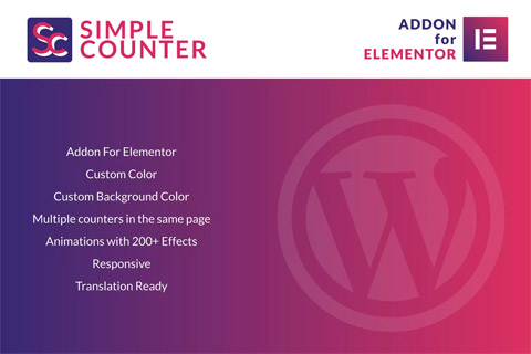 WordPress plugin CodeCanyon Simple Counter