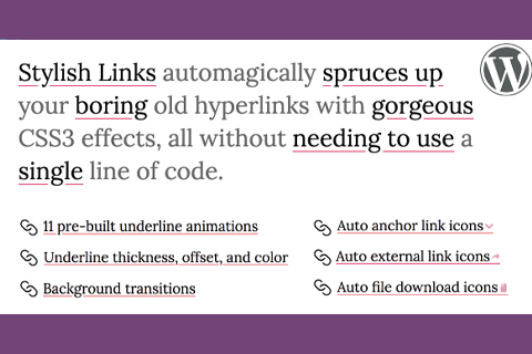 WordPress plugin CodeCanyon Stylish Links Pro