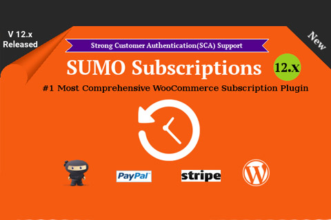 WordPress plugin CodeCanyon SUMO Subscriptions